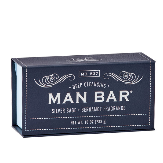 Man Bar Silver Sage & Bergamot Soap