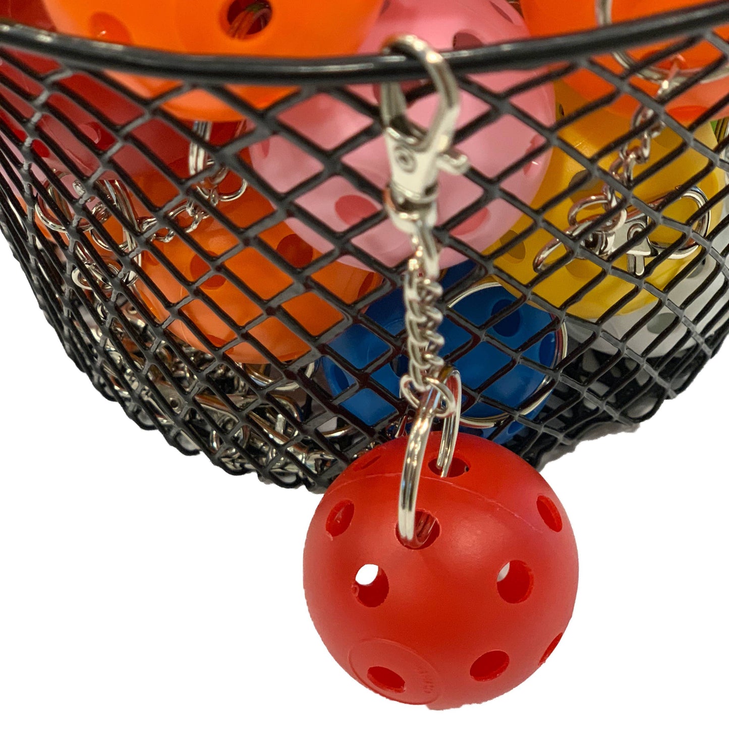 Mini Pickleball Key Chains in Assorted Colors