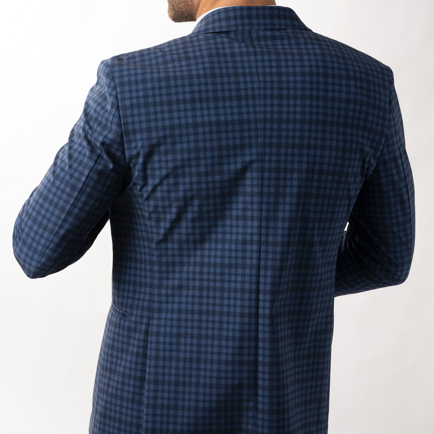 Performance Blazer // Blue Navy Check