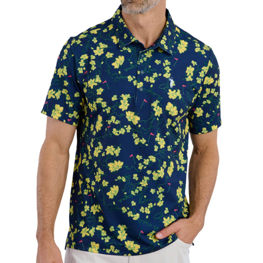 William Murray Navy Carolina Jasmine Polo