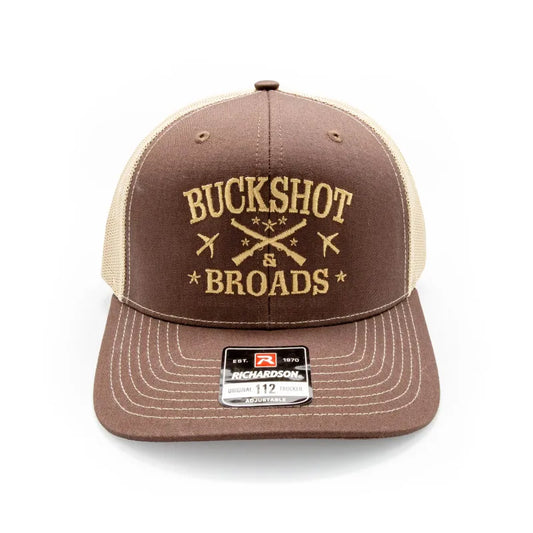Buckshot & Broads Brown Snapback Hat