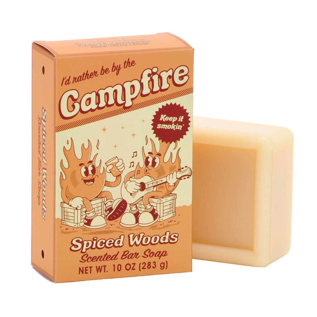 "I'd Rather Be By The Campfire" Spiced Woods Bar Soap