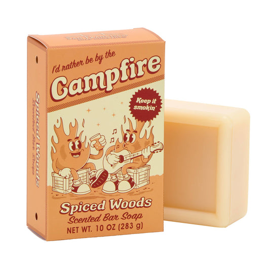 "I'd Rather Be By The Campfire" Spiced Woods Bar Soap