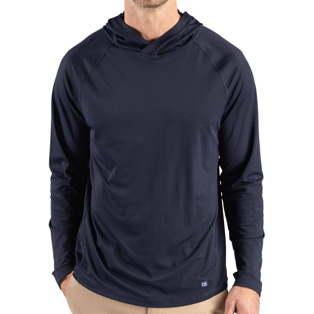 Cutter & Buck Navy Prospect Epic Confidence Hooded Pullover