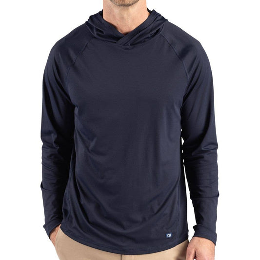 Cutter & Buck Navy Prospect Epic Confidence Hooded Pullover