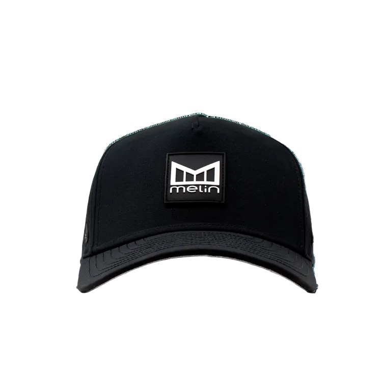 Melin Black Hydro Odysea Stacked Hat