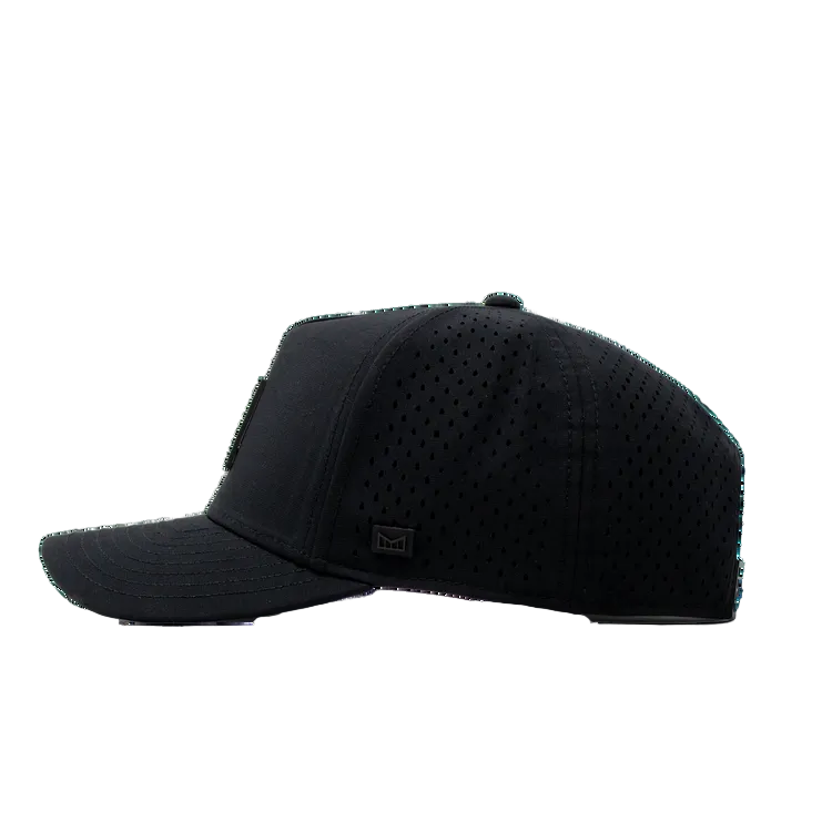 Melin Black Hydro Odysea Stacked Hat