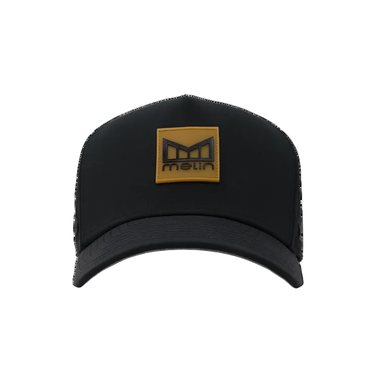 Melin Black/Gum XL Hydro Odysea Stacked Hat
