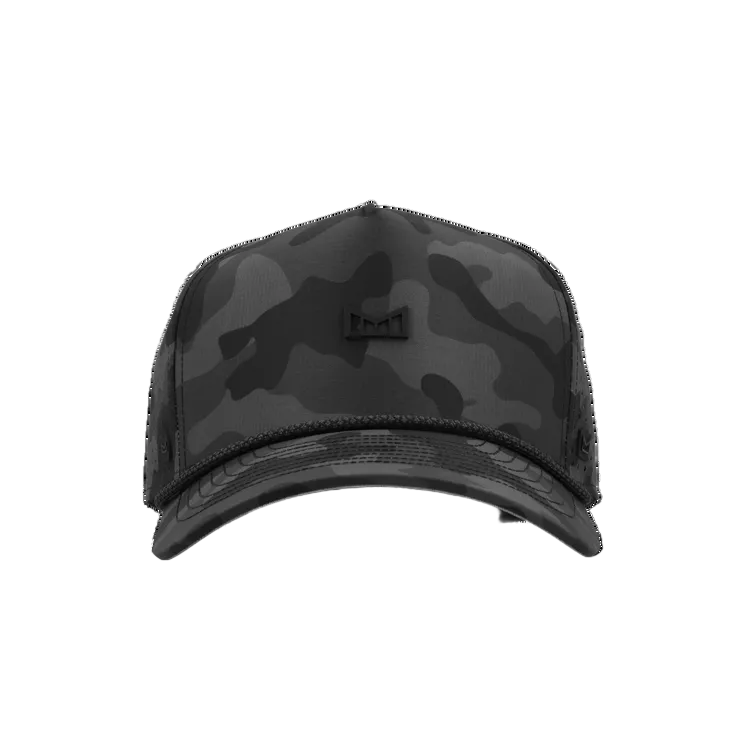 Melin Black Camo Odysea Rope Bulls Icon Hydro Hat