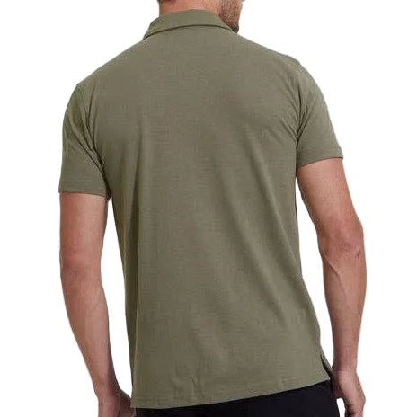 True Classic Military Green Short Sleeve Polo