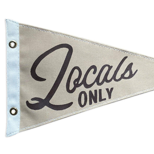 Locals Only Surf-Inspired Pennant