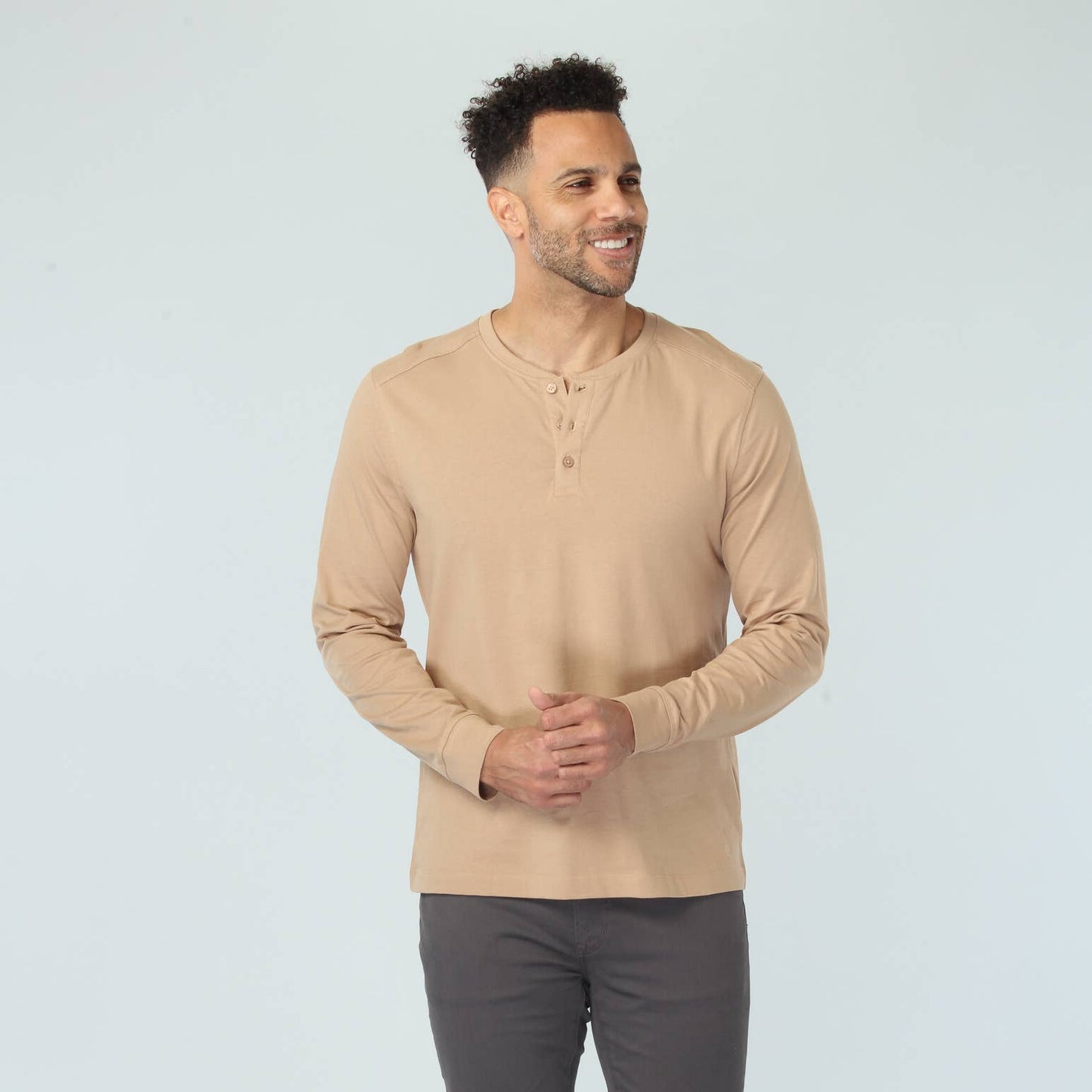 Cream Henley