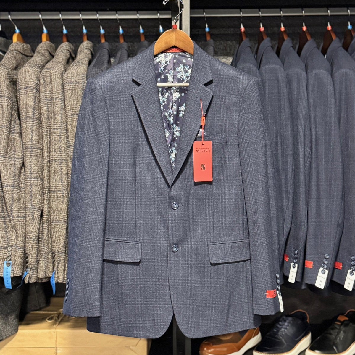The Crafted Stag Supply Navy Stretch Sport Coat