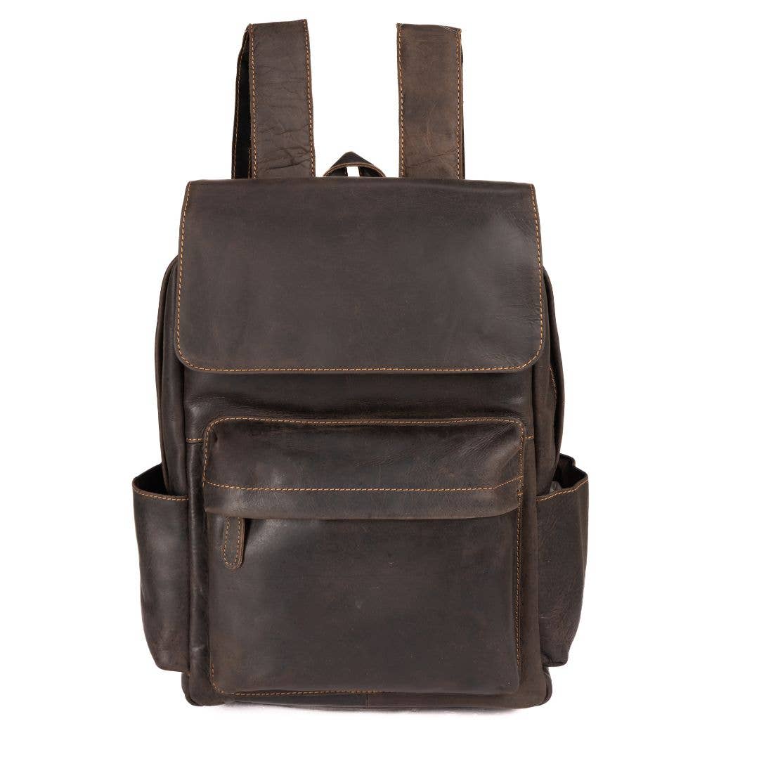 Leather Vintage Backpack Scott- Unisex GW6809