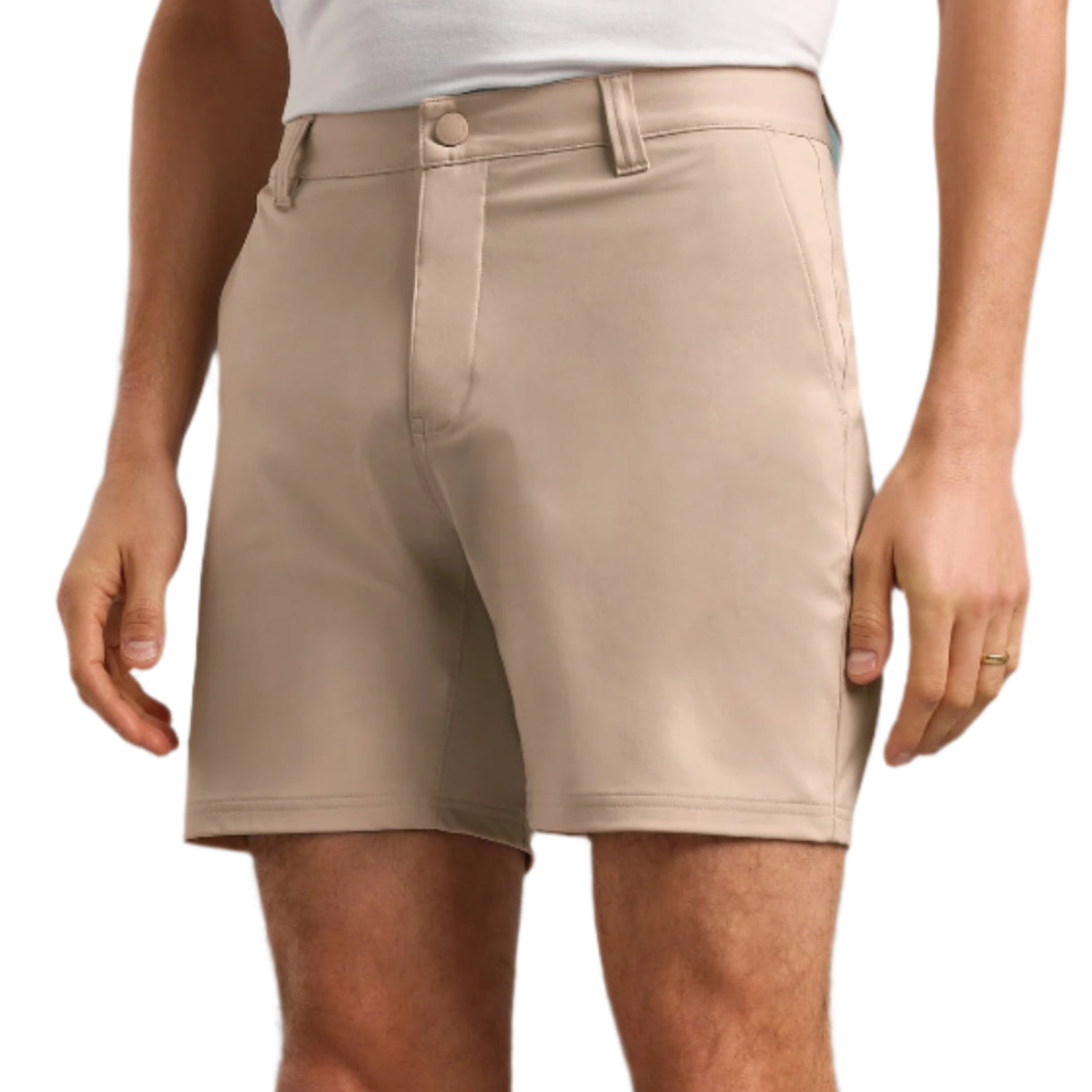 Rhone Khaki Commuter Short