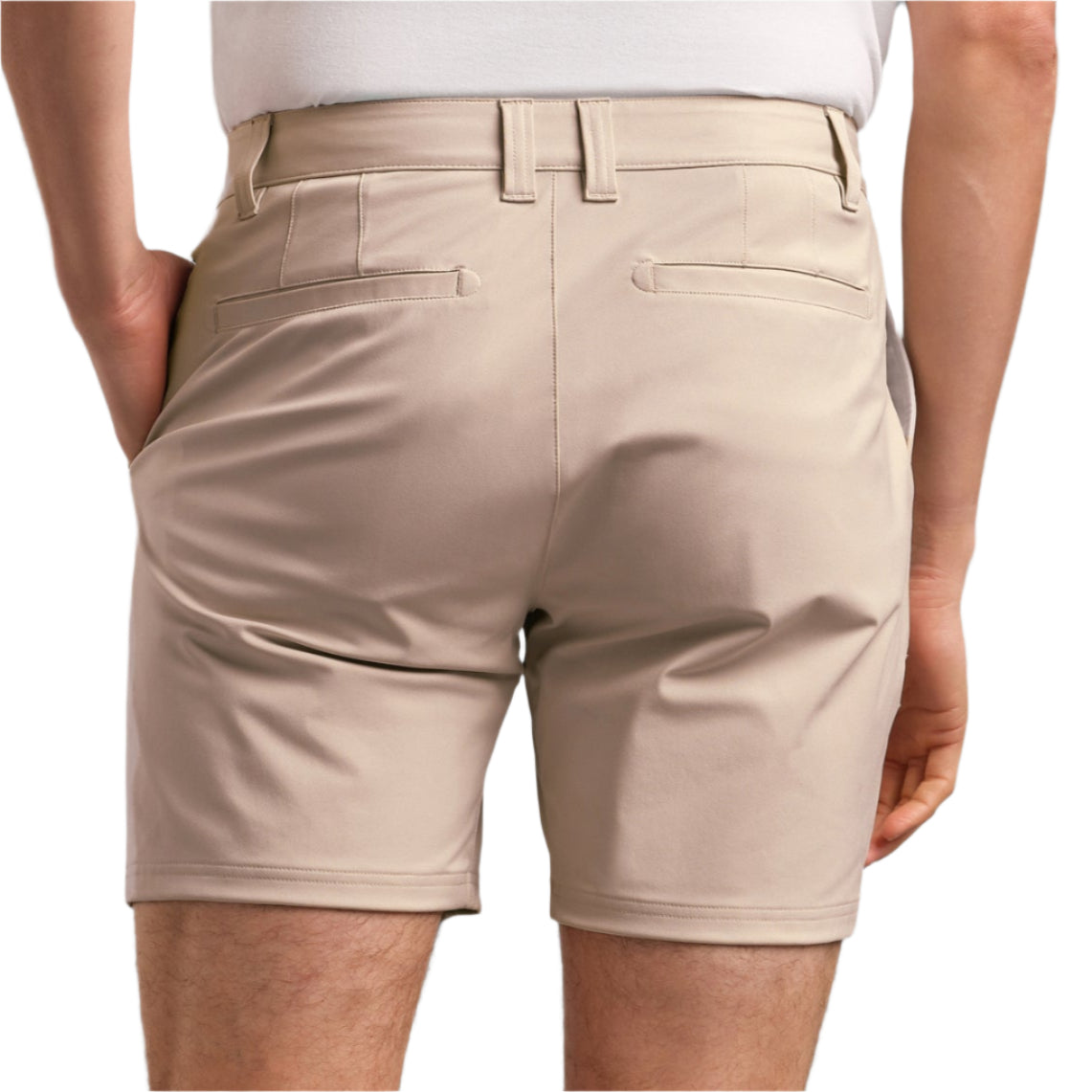 Rhone Khaki Commuter Short