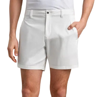 Rhone White Onyx 7" Nomad Tech Chino Short