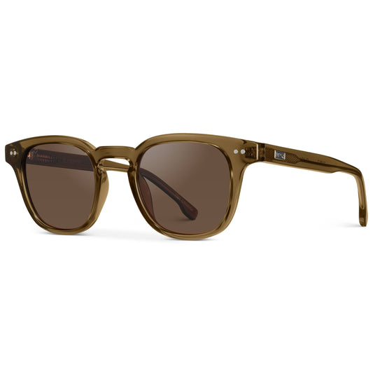 WMP Clark Retro Square Polarized Sunglasses