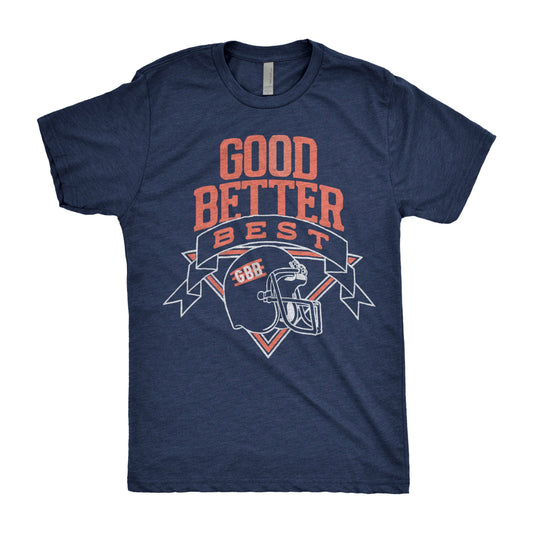 Good Better Best Football Tee