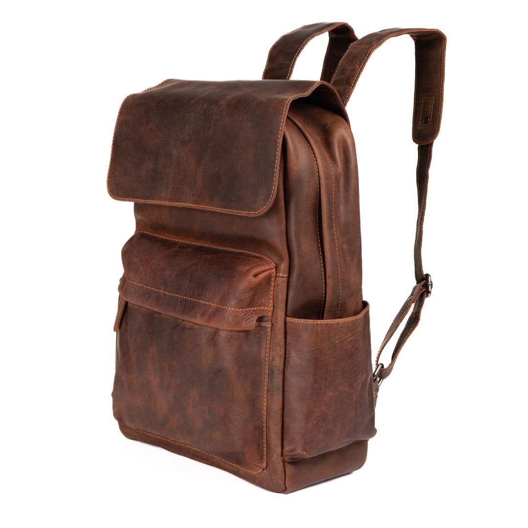 Leather Vintage Backpack Scott- Unisex GW6809