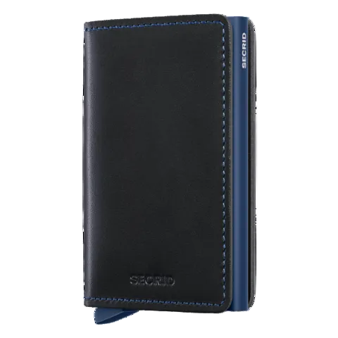 Secrid Black Navy Slimwallet
