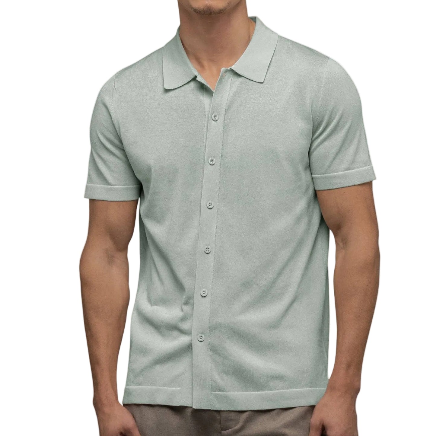 Cuts Clothing Mercury Riviera Knit Button Up Shirt
