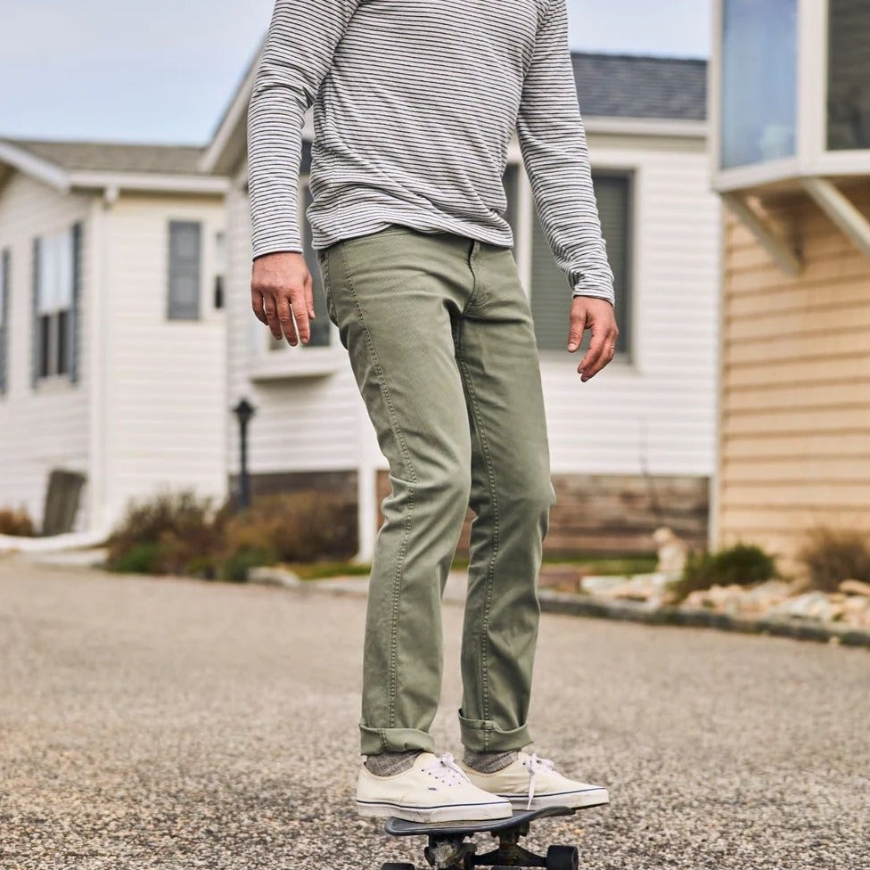 Strag Strich Faherty Stretch Terry 5 Pocket Pants – The Crafted Stag