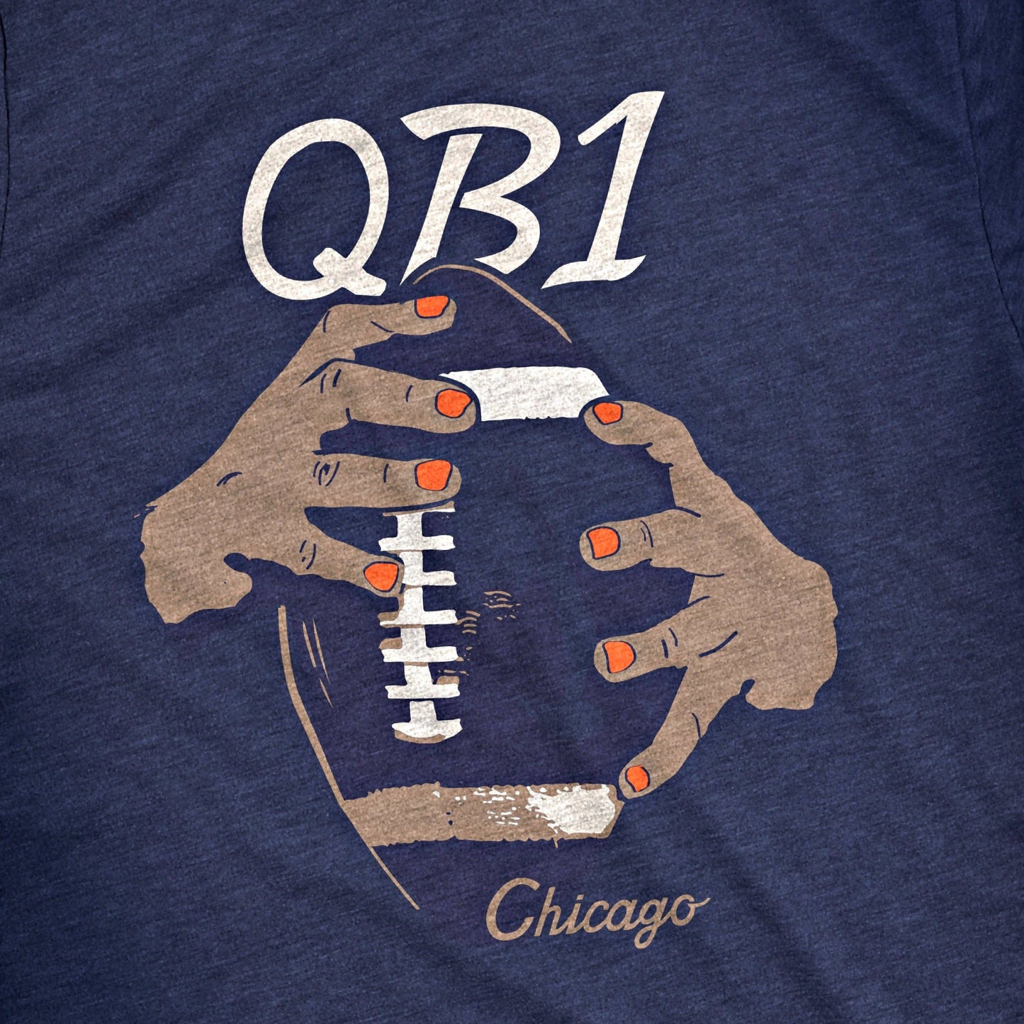 QB1 Football Tee