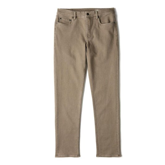 Faherty Dark Rye Stretch Terry 5 Pocket Pant