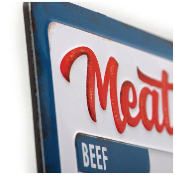 Meat Temperatures Metal Magnet