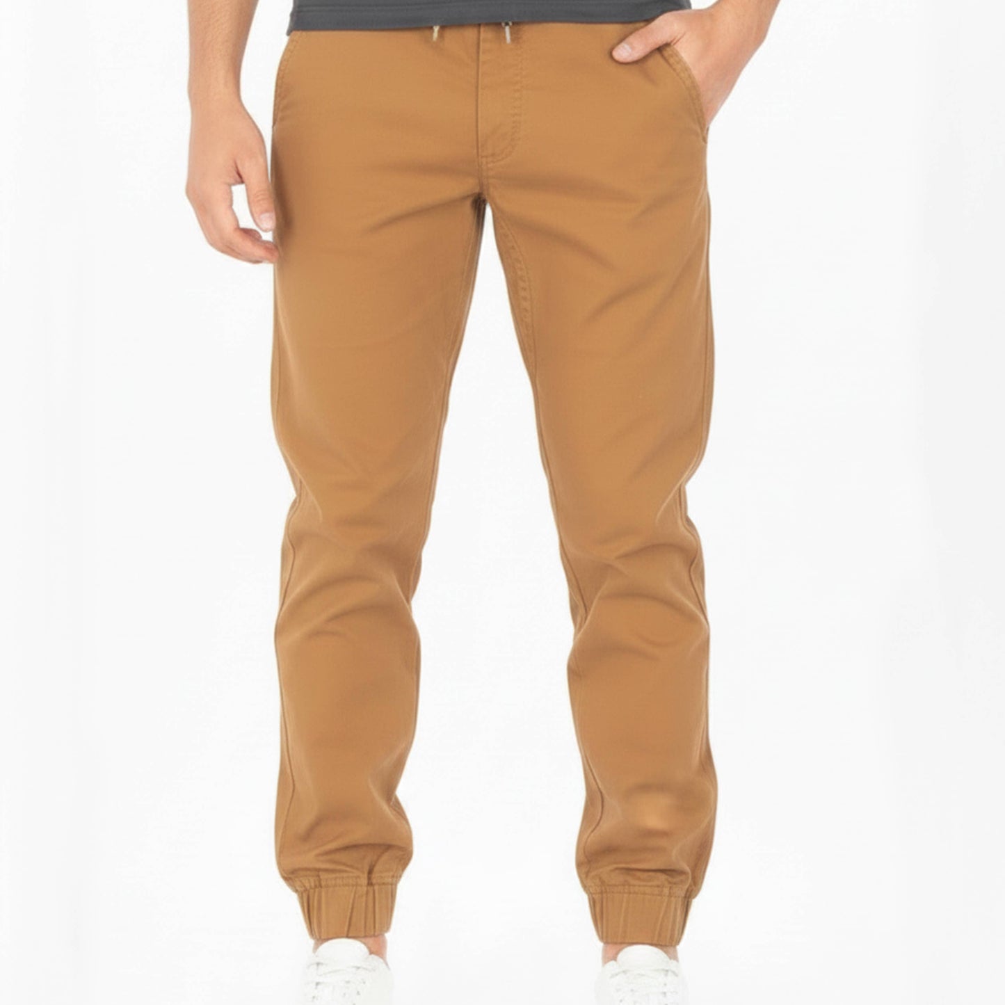Hawks Bay Tobacco Stretch Twill Jogger