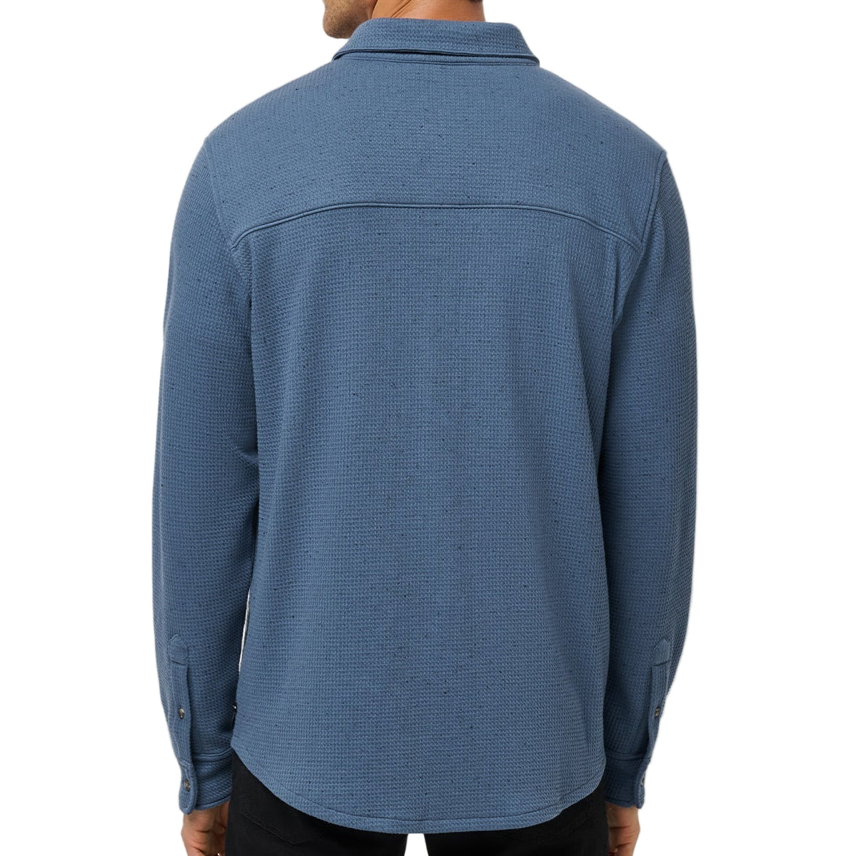 TravisMathew Berring Sea Cloud Waffle Button Up