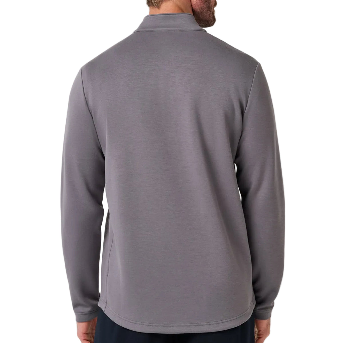 TravisMathew Heather Grey Fibercloud Quarter Zip