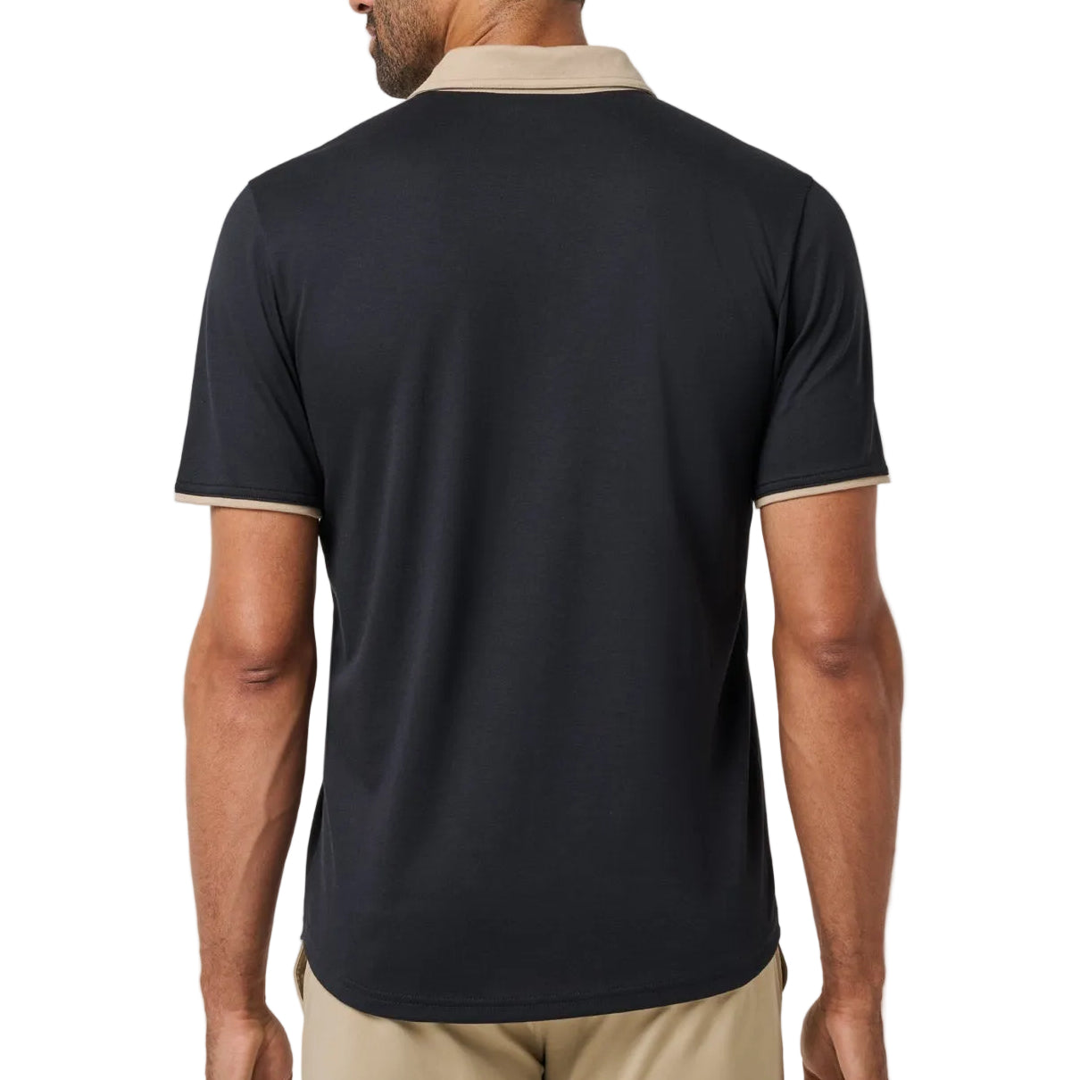 TravisMathew Black All Day Social Club Polo