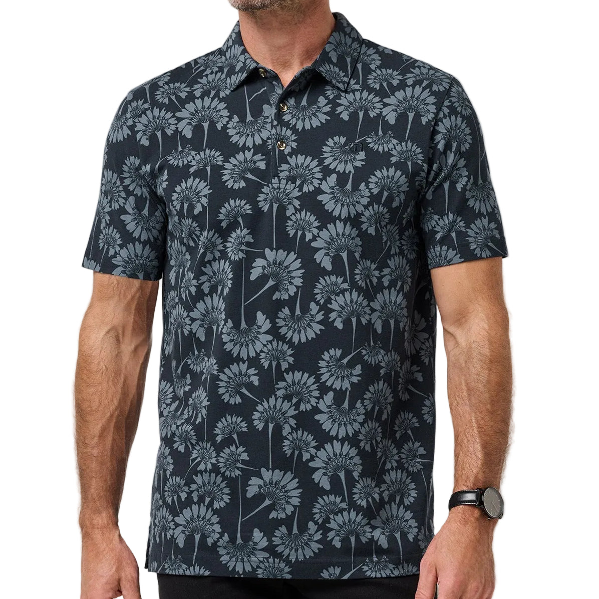 TravisMathew Total Eclipse Confortknit Breeze Polo