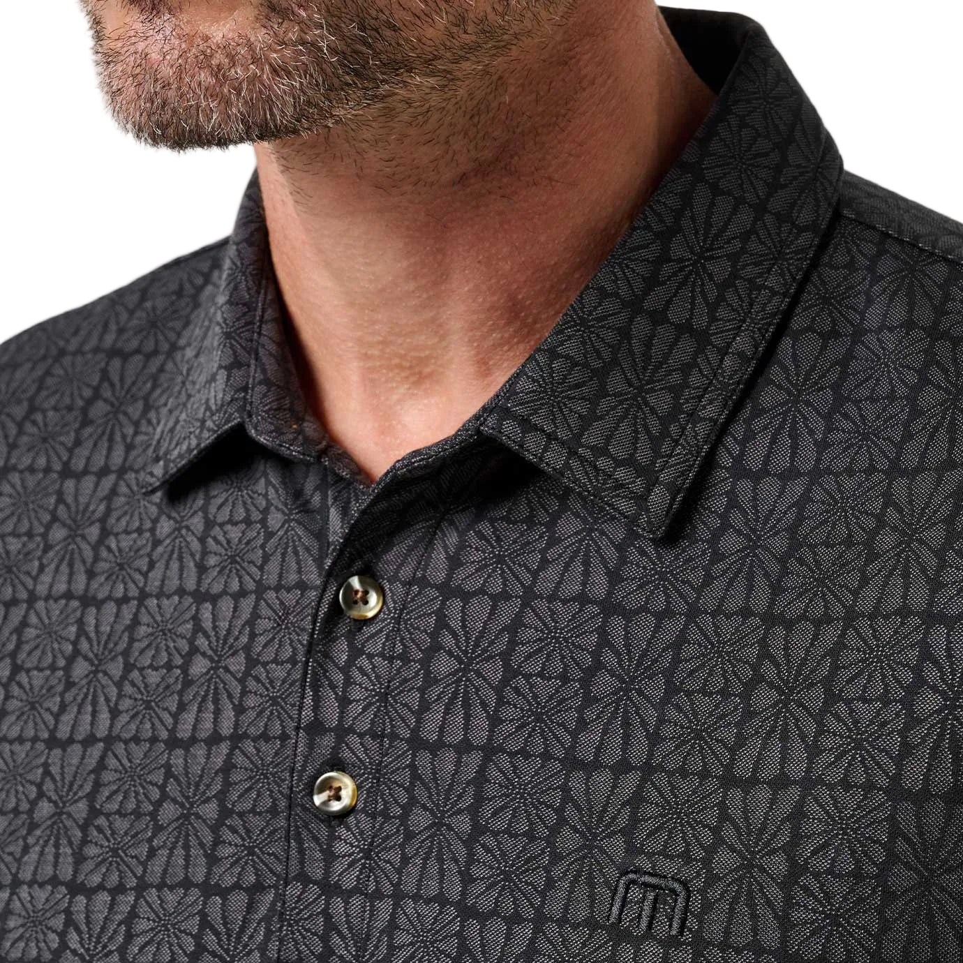 TravisMathew Ebony Cabana Polo