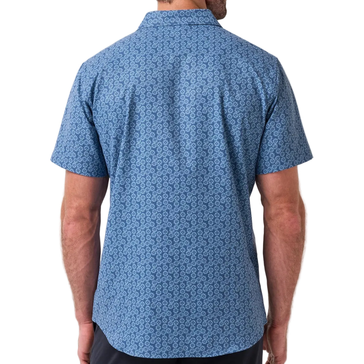 TravisMathew Bering Sea Techwoven Sunlight Button Up