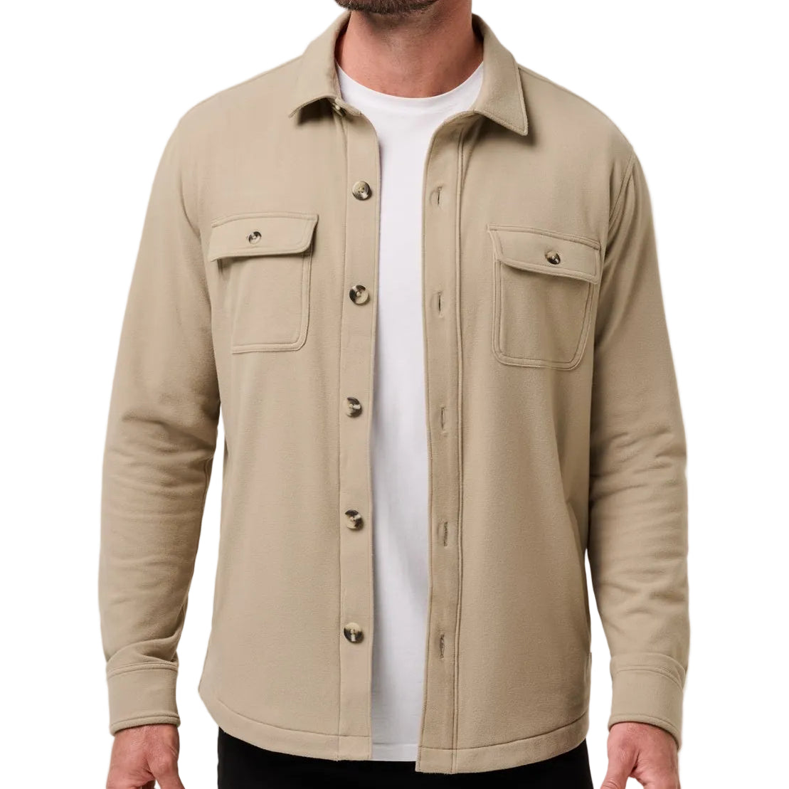 TravisMathew Weathered Teak Peak Fleece Jacket