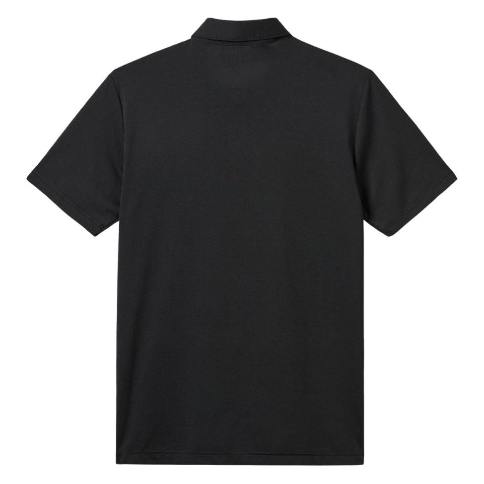 TravisMathew Black Heater Active Polo