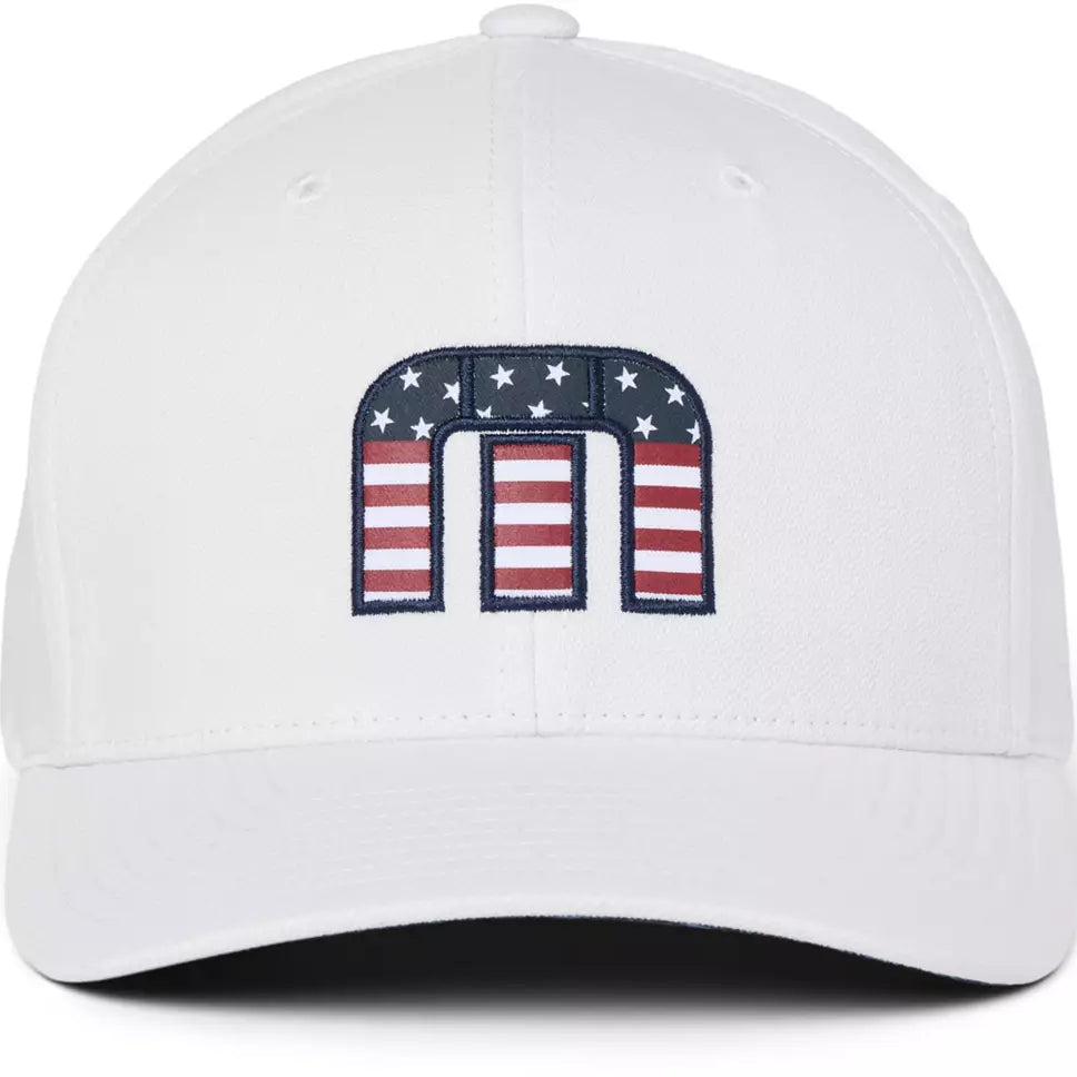 TravisMathew Flag Dad 3.0 Fitted Hat