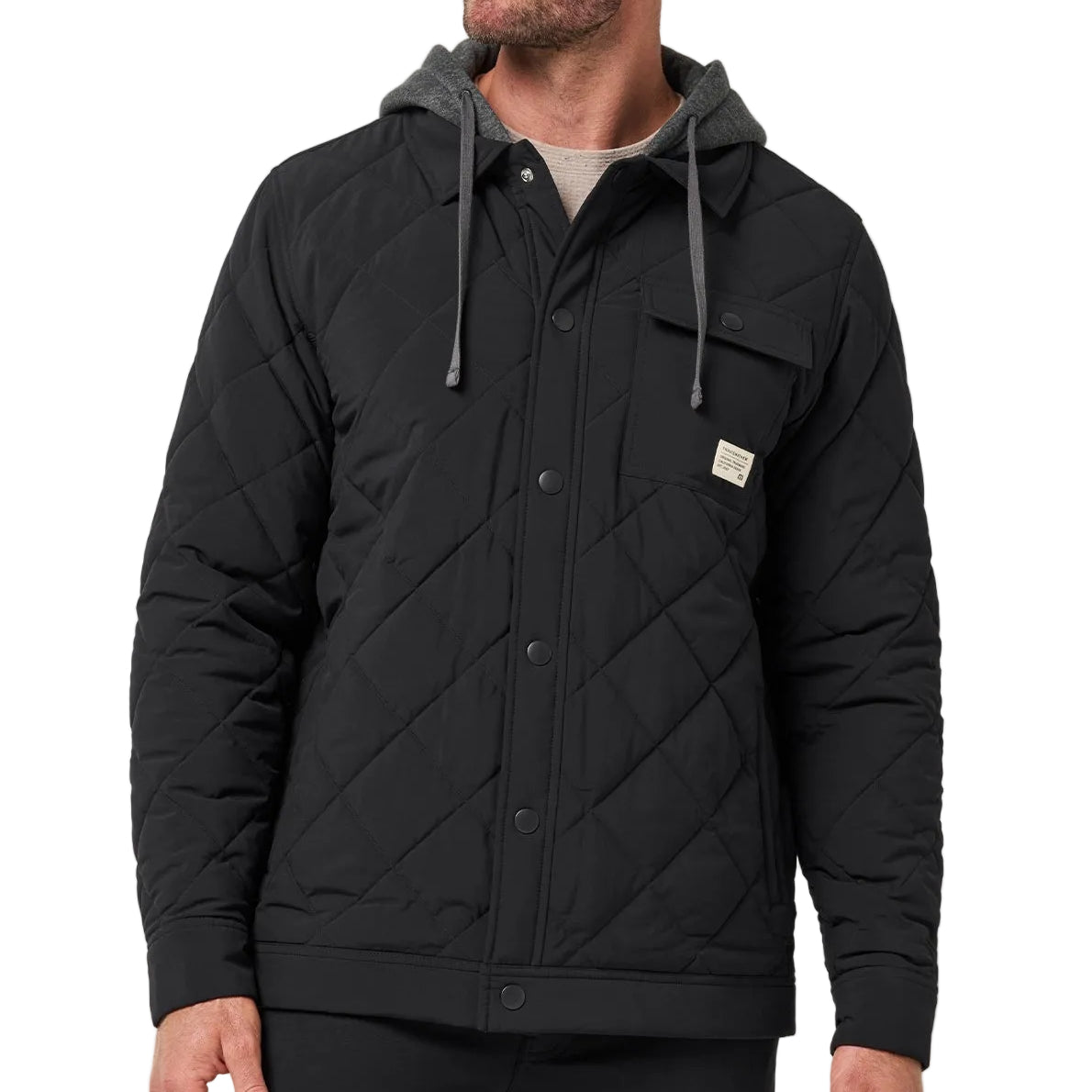 TravisMathew Black Grey Wave 2.0 Jacket