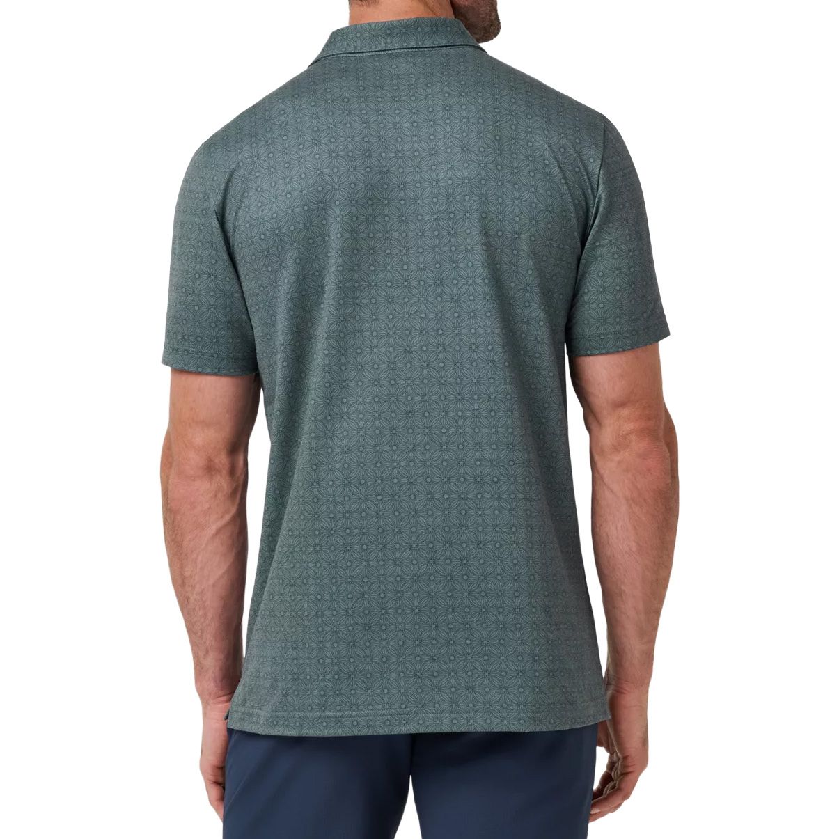 TravisMathew Balsam Green Trophy Ready Featherweight Polo