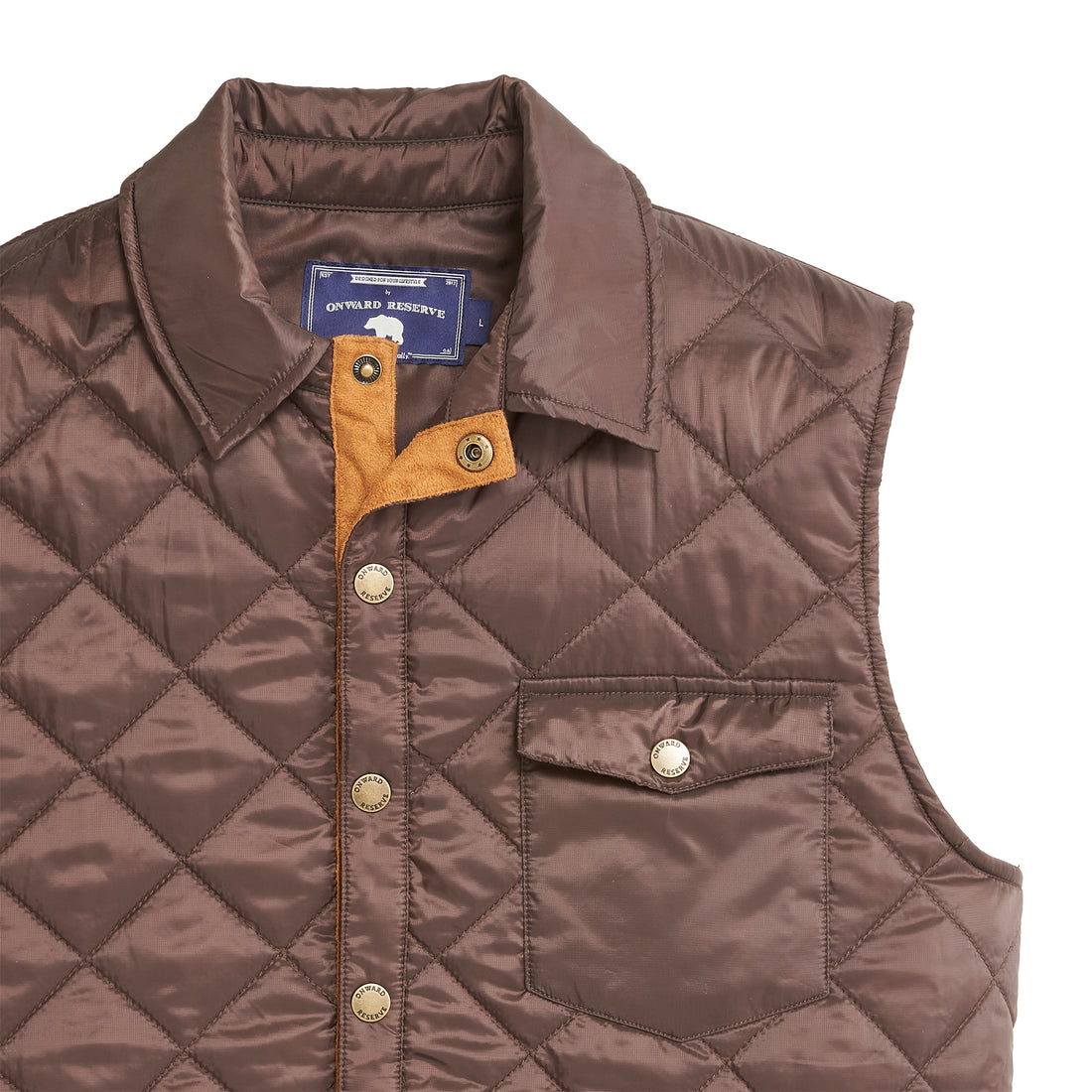 Onward Reserve Dark Brown Braswell Vest