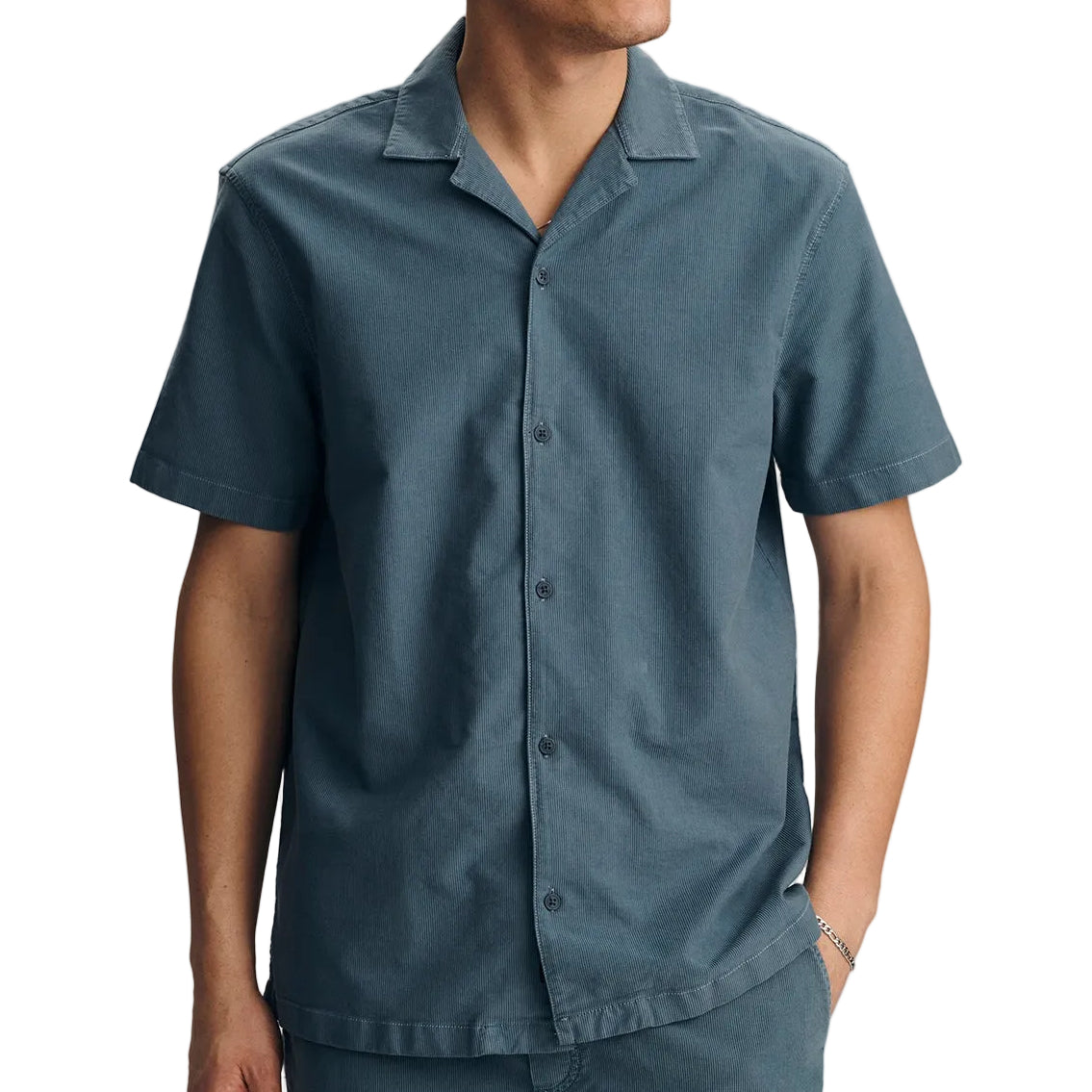 Mavi Flintstone Textured Short Sleeve Shirt