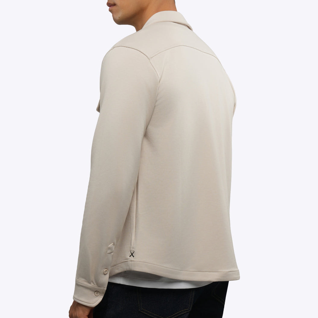 Cuts Clothing Ivory Hyperloop Overshirt