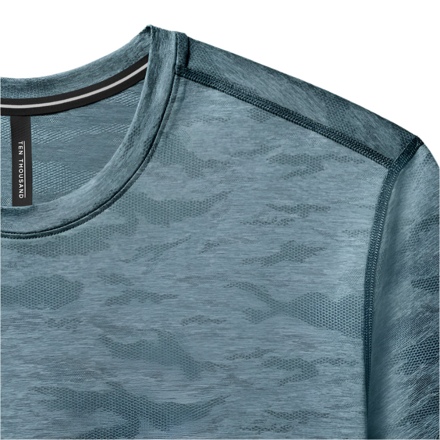 Ten Thousand Blue Camoknit Shirt