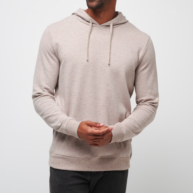 Cloud Waffle Hoodie in Oxford Tan