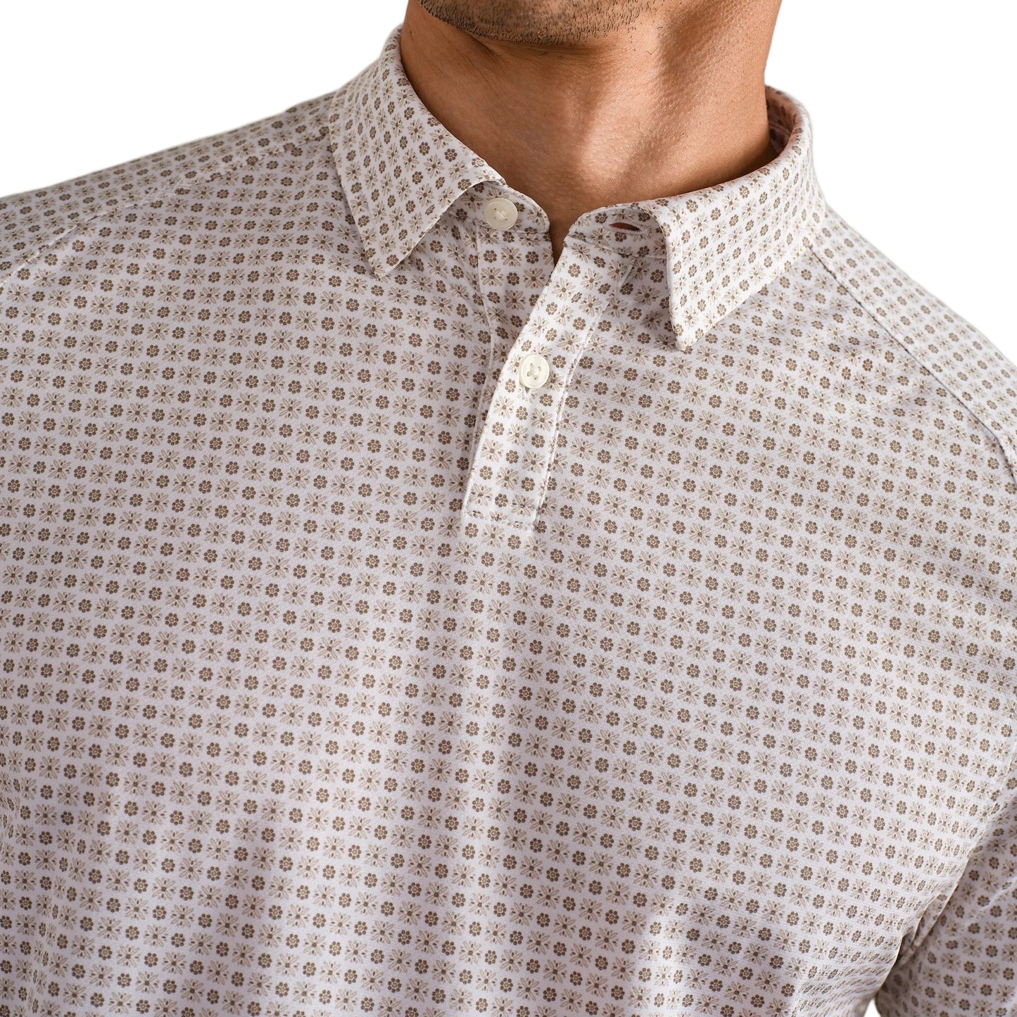 Rhone Bone Foulard Commuter Polo