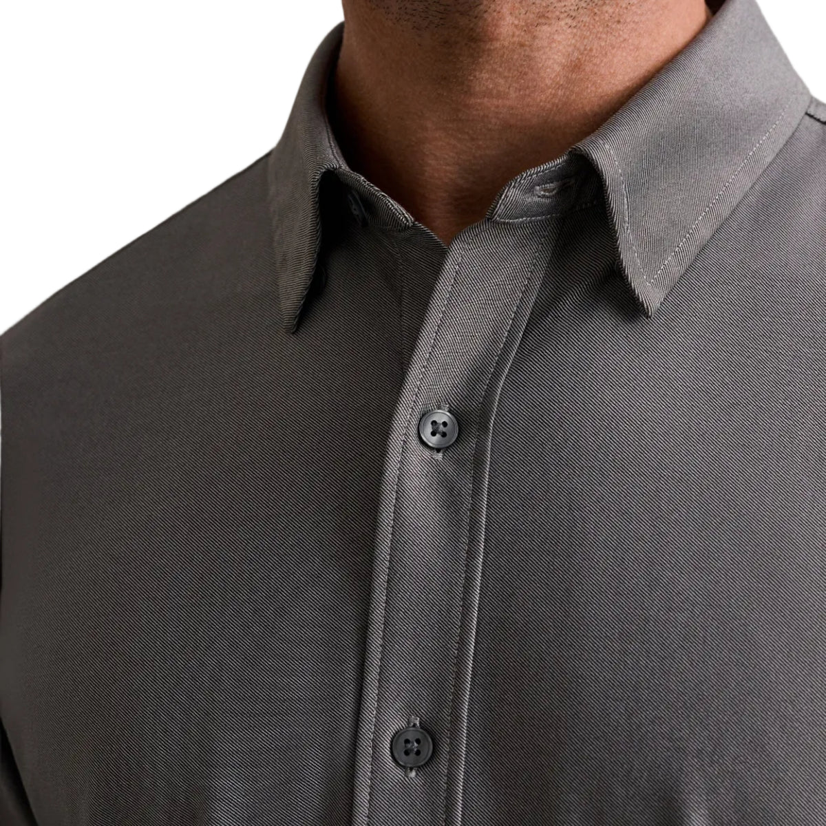 Rhone Ember Brown Oxford Slim Commuter Shirt