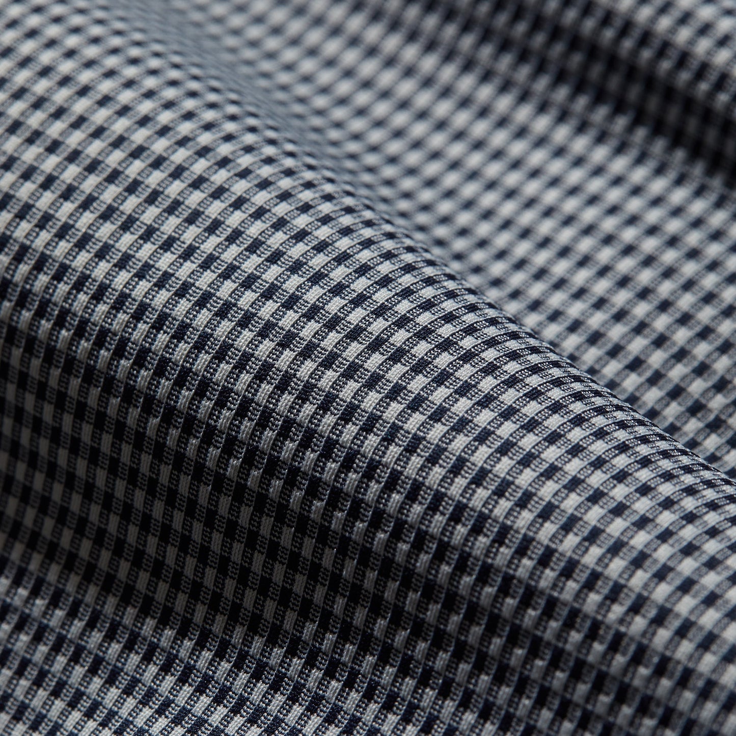 Rhone Navy Texture Grid Commuter Shirt
